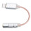 Para Interface para  para Cabo Adaptador de Cobre de Cristal Único com Furo Redondo de 3,5 Polegadas com Cauda Pequena para Celular IOS para 4