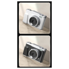 4K HD Digital Camera Built-in MP3 Player 48MP Optical Zoom Camera Entry Level Home Dual Lens Camera for Students Black