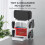 Game Storage Tower for   - Game Disk Rack and Controller Organizer for   and Accessories 6
