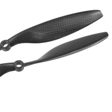 Black 10x4.5 Inch1045 Carbon Fiber Spiral Propeller Forward and Reverse Two-Blade Propeller for Multicopter