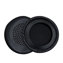 Leather Case Cushion Cover for Evolve 20 20se 30 30II 40 65+ Earpads Cover Sponge Soft Headphone Pads Black