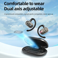 ACS BT5.4 In-Ear-Kopfhörer, 100x63x28mm, schwarz, 300mAh Ladehülle