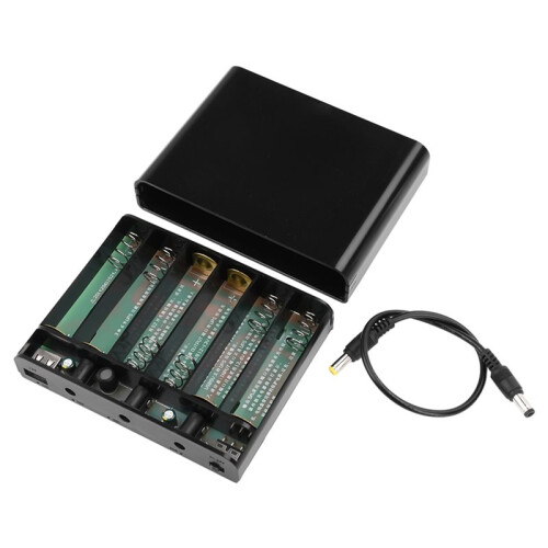 Bateria Externa com Saída de 5V, 9V e 12V para Celular, Tablet, Modem, com Alimentação Ininterrupta (UPS) e Bateria 18650