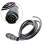 Conector de 13 Pinos com Plugue de TPU e Nylon para Reboque de Caminhão, 12V 5