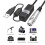 Cable XLR A USB, Cable de Grabación, Cable USB A Micrófono XLR, Cable Adaptador Coaxial USB A XLR 7