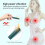 Vibromasseur USB à double utilisation, 150 mAh, 18  5  2,5 cm vert 5