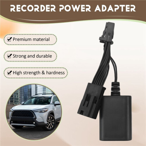 Recorder Power Adapter GPS Voltage Reduction  for   12-Pin  RAV4 1
