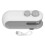 Mini scellage de sac 400mAh 0.17lb blanc rechargeable 3