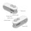 Mini scellage de sac 400mAh 0.17lb blanc rechargeable 4