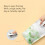 Mini scellage de sac 400mAh 0.17lb blanc rechargeable 7