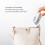 Mini scellage de sac 400mAh 0.17lb blanc rechargeable 8