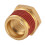 10PCS Brass Pipe Reducer 1/2" Male to 1/4" NPT Thread Fitting 8