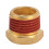 10PCS Brass Pipe Reducer 1/2" Male to 1/4" NPT Thread Fitting 9