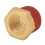 10PCS Brass Pipe Reducer 1/2" Male to 1/4" NPT Thread Fitting 6