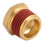 10PCS Brass Pipe Reducer 1/2" Male to 1/4" NPT Thread Fitting 11