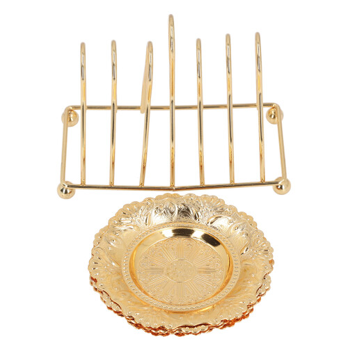 Vintage Drink Coaster Set with Rack