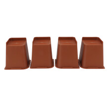 Blocs de rehausse de lit robustes ABS 6 pouces (lot de 4)