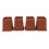 Robusta sängförhöjarblock ABS 6 i 4-pack 1