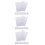 30Pièces Rubans Mousse Collants Blancs Pour Scrapbooking Bricolage 7