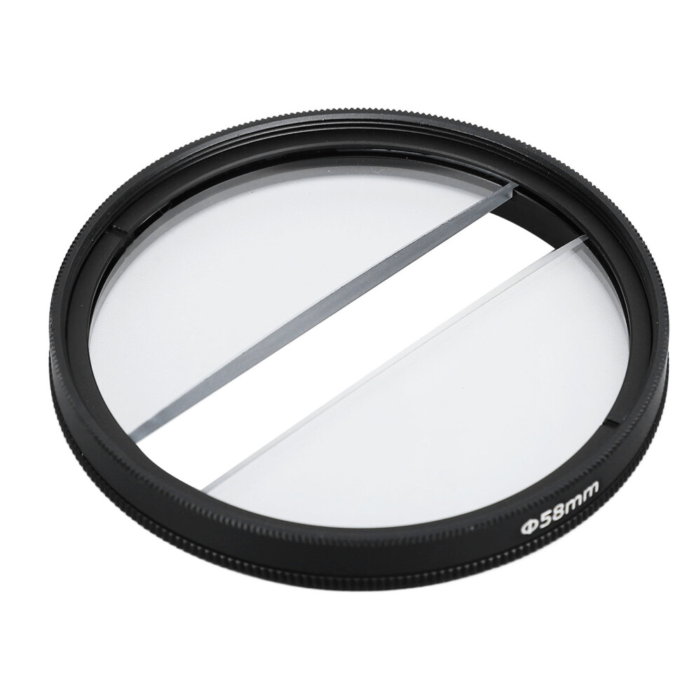 58Mm Double Half Moon Special Effects Filter For Camera Photography 4951385023237