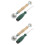 2Sets Mesh Screen Repair Kit Featuring Bearing Roller and Removal Hook 8
