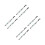 4Pairs Durable Plastic Golf Bead Score Counter Key Chain for Beginners 8