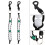 4Pairs Durable Plastic Golf Bead Score Counter Key Chain for Beginners 11