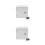 2Pcs Lockable Stainless Steel Socket Covers Silver Secure Outdoor Use 4