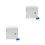 2Pcs Lockable Stainless Steel Socket Covers Silver Secure Outdoor Use 5