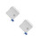 2Pcs Lockable Stainless Steel Socket Covers Silver Secure Outdoor Use 6