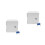 2Pcs Lockable Stainless Steel Socket Covers Silver Secure Outdoor Use 9