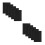 Black Self-Adhesive Train Road Decor Stickers for Craft Models 6