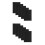 Black Self-Adhesive Train Road Decor Stickers for Craft Models 7