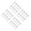 4Sets Silver Aluminum Alloy Corner Braces Picture Frame Backing Clips 5