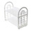 Semplice scaffale da tavolo a due livelli in plastica 2