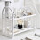 Semplice scaffale da tavolo a due livelli in plastica 4