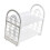 Semplice scaffale da tavolo a due livelli in plastica 9