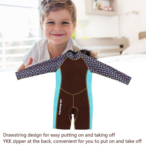 Kids Full Body Wetsuit 2.5mm Back Zip