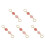 5Pcs Metal Bag Chain Charm Strawberry Purse Extender Adjustable Strap 4