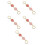 5Pcs Metal Bag Chain Charm Strawberry Purse Extender Adjustable Strap 8