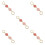 5Pcs Metal Bag Chain Charm Strawberry Purse Extender Adjustable Strap 10