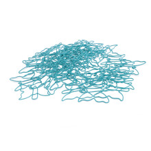 50Pcs Sky Blue Metal Butterfly Paper Clips for Office & School Supplies