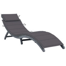 Transat - Acacia - Sofá Cama - Plegable - Resistente a las inclemencias del tiempo - Cómoda con cojín
