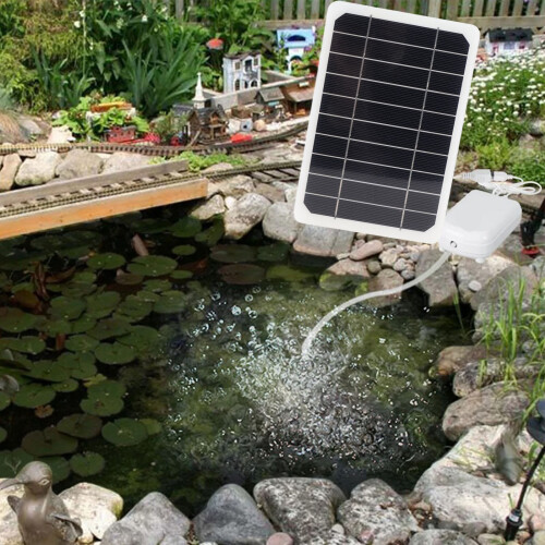 Solar Teichbelüfter 2000mAh 5W 5V geräuscharm 2