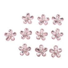 10PCS Flower Rhinestones Flat Back Multi-purpose Embellishments