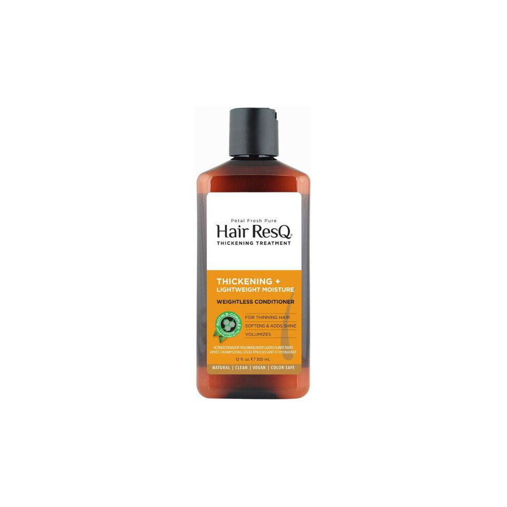 Petal Fresh Pure Hair Resq Thickening Lightweight Moisture Conditioner, Volume, Hydration and Softness, 355ml