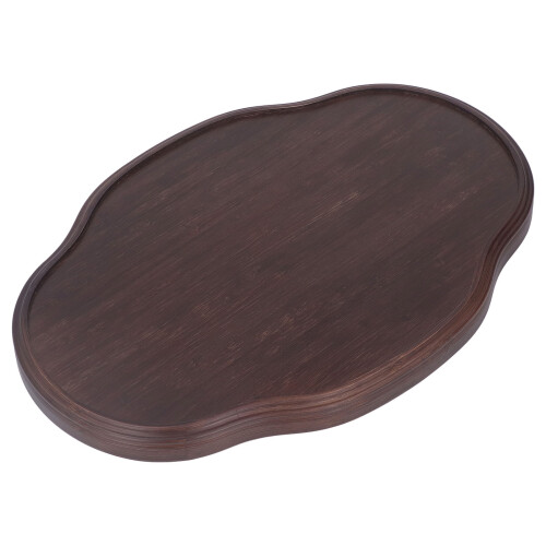 Teetablett aus Bambus, Walnussfarbe, 36,8x25,7x2,5 1