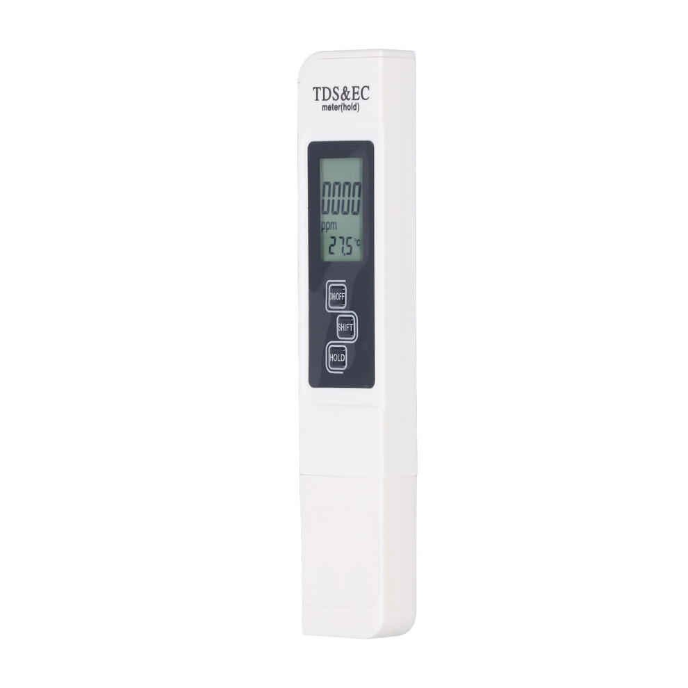 Digital Tds Meter 0-9999Ppm Water Quality Tester Portable 3-In-1 7901389628188