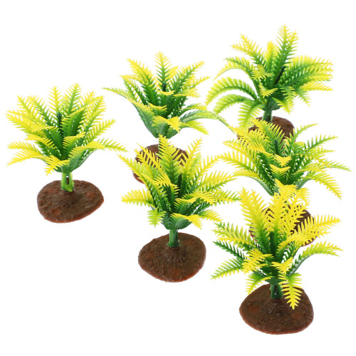 100Pièces Petits Arbres Simulés Plastique Pour Paysage DIY 1