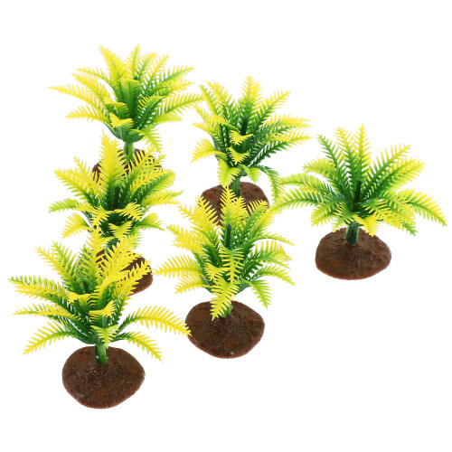 100Pièces Petits Arbres Simulés Plastique Pour Paysage DIY 2